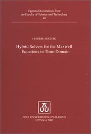 Front cover of Hybrid Solvers for the Maxwell Equations in Time-Domain by Frederik Edelvik