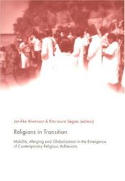 Front cover of Religions in transition by Jan-Åke Alvarsson