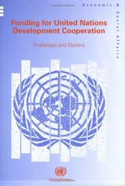 Front cover of Funding for United Nations development cooperation by United Nations. Office for ECOSOC Support and Coordination