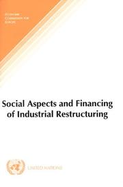 Front cover of Social Aspects and Financing of Industrial Restructuring by United Nations.