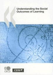 Front cover of Understanding the social outcomes of learning by Tom Schuller
