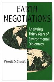 Cover of Earth Negotiations by Pamela S. Chasek
