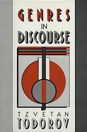 Front cover of Genres in discourse by Tzvetan Todorov