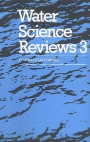 Front cover of Water Science Reviews 3 by Felix Franks