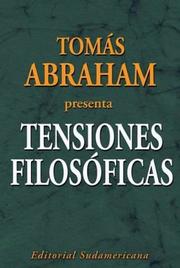 Cover of Tensiones Filosoficas by Tomas Abraham