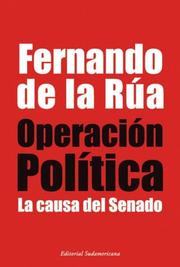 Front cover of Operacion Politica/ Political Operation by F. De La Rua