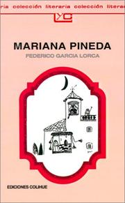 Front cover of Mariana Pineda by Federico García Lorca