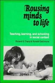 Front cover of Rousing minds to life by Roland G. Tharp