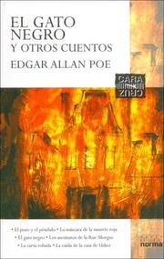 Front cover of El gato negro y otros cuentos (Black Cat / Fall of the House of Usher / Masque of the Red Death / Murders in the Rue Morgue / Pit and the Pendulum / Purloined Letter) by Edgar Allan Poe