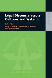 Cover of Legal Discourse Across Cultures and Systems by Vijay K. Bhatia