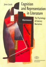 Cover of Cognition and Representation in Literature by Janos Laszlo
