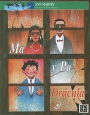 Front cover of Ma and Pa Dracula by Ann M. Martin