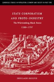 Front cover of State Corporatism and Proto-Industry by Sheilagh C. Ogilvie