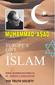 Front cover of Muhammad Asad (Leopold Weiss) by M. Ikram Chaghatai