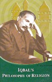 Front cover of Iqbal's philosophy of religion by Mohammed Maruf