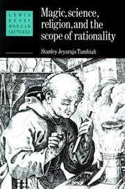 Front cover of Magic, science, religion, and the scope of rationality by Stanley Jeyaraja Tambiah