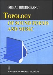 Front cover of Topology of Sound Forms & Music by Mihai Brediceanu