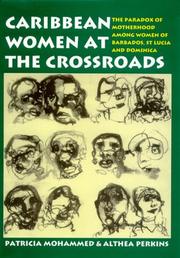 Front cover of Caribbean women at the crossroads by Patricia Mohammed