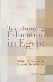 Cover of Transforming Education In Egypt by Fatma H. Sayed