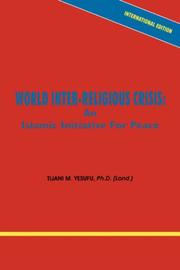 Front cover of World Inter-Religious Crisis by T.M. Yesufu