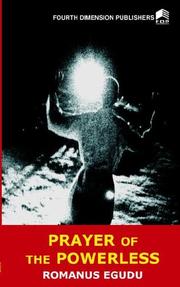 Cover of Prayer of the powerless by Romanus N. Egudu