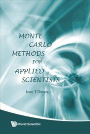 Cover of Monte Carlo methods for applied scientists by Ivan T. Dimov