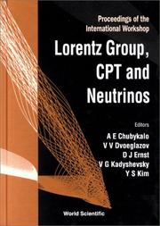 Front cover of Lorentz group, CPT and neutrinos by Valeri V. Dvoeglazov
