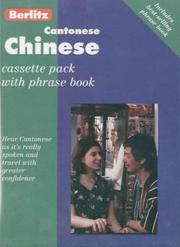 Front cover of Chinese Cantonese Berlitz Travel Pack (Berlitz Cassette Pack) by Unknown