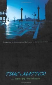Front cover of Time & matter by International Colloquium on the Science of Time (2002 Venice, Italy)