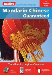 Front cover of Berlitz Mandarin Chinese Guaranteed (Berlitz Guaranteed) by Qiuxia shao