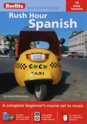 Cover of Berlitz Rush Hour Spanish by Unknown