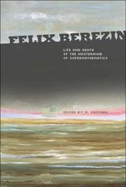 Cover of Felix Berezin by M. Shifman