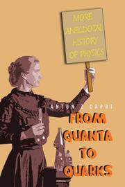 Front cover of From Quanta to Quarks by Anton Z. Capri