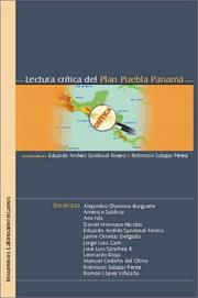 Cover of Lectura Critica Del Plan Puebla Panama by Eduardo Andres Sandoval Forero
