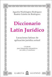 Front cover of Diccionario latín jurídico by Beatriz Galetta de Rodríguez