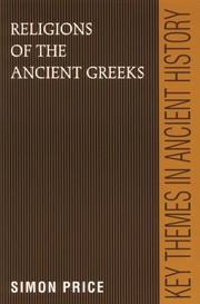 Front cover of Religions of the ancient Greeks by S. R. F. Price
