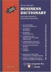 Front cover of Business Dictionary by Hrvoje Zgombic