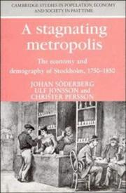 Cover of A stagnating metropolis by Johan Söderberg