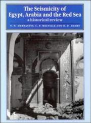 Front cover of The Seismicity of Egypt, Arabia and the Red Sea by N. N. Ambraseys