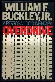 Cover of Overdrive by William F. Buckley