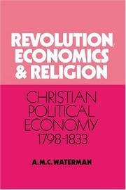 Cover of Revolution, economics, and religion by Anthony Michael C. Waterman
