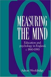Cover of Measuring the Mind by Adrian Wooldridge