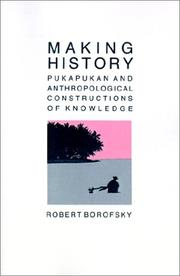 Cover of Making History by Robert Borofsky