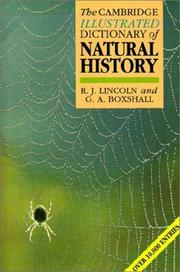Front cover of The Cambridge Illustrated Dictionary of Natural History by R. J. Lincoln