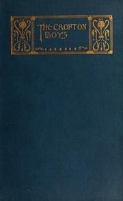 Front cover of The Crofton boys by Harriet Martineau