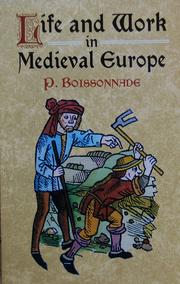 Front cover of Travail dans l'Europe chrétienne au moyen âge by P. Boissonnade