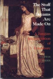 Front cover of The stuff that dreams are made on by Clifton Snider