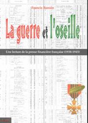 Front cover of La guerre et l'oseille by Francis Ronsin