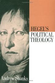 Front cover of Hegel's political theology by Andrew Shanks