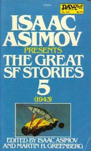 Front cover of Isaac Asimov presents the great science fiction stories -- volume 5, 1943 by Isaac Asimov